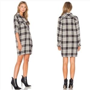 Revolve Current Elliott The Lara Shirt Dress in Foxworth Plaid
